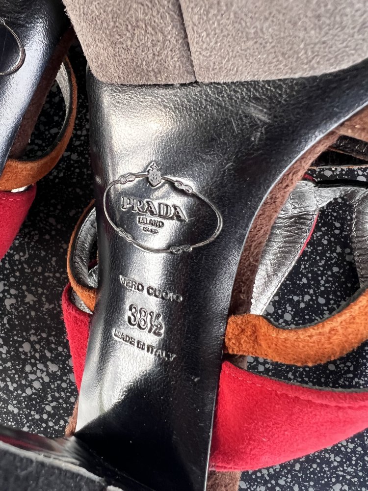 Prada sandals 38.5