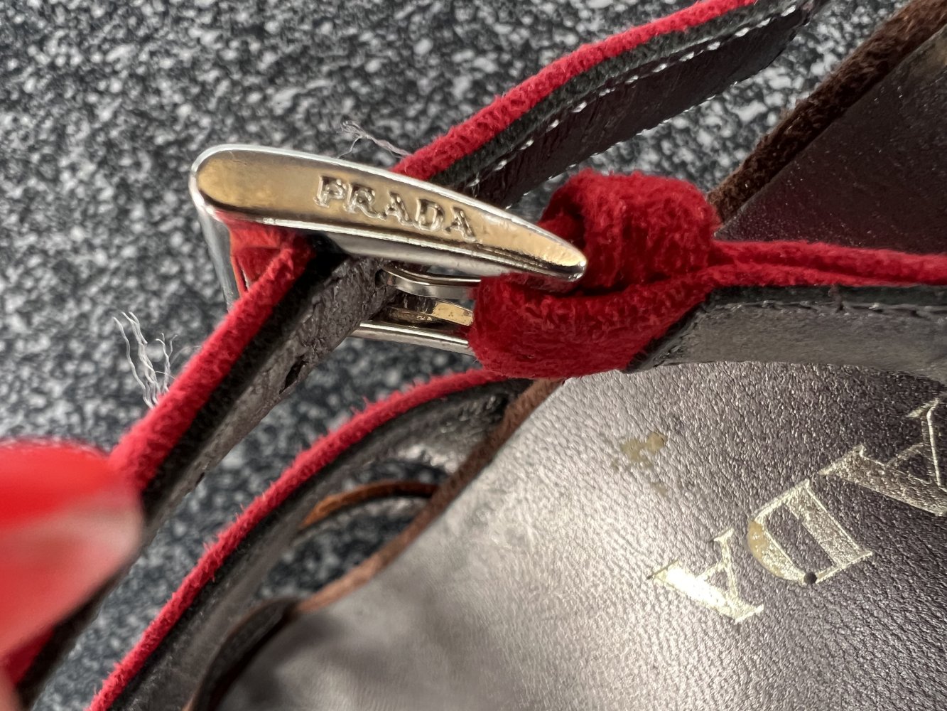 Prada sandals 38.5
