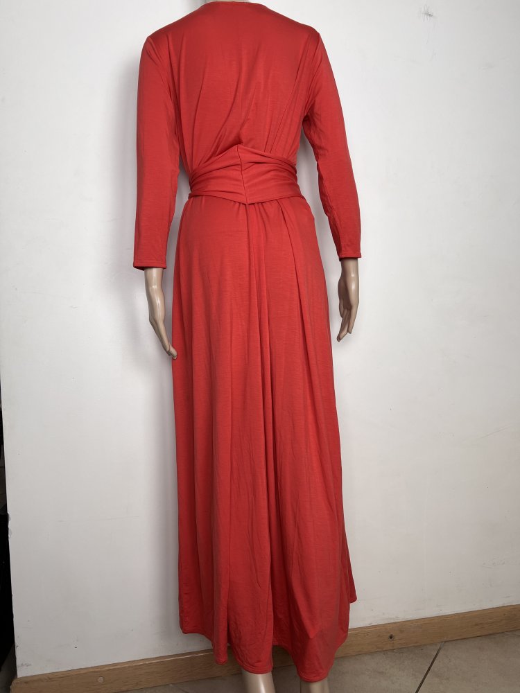 Stefanel  maxi  red dress