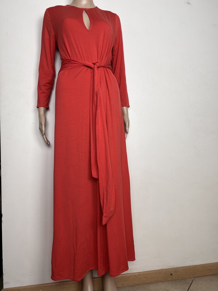 Stefanel  maxi  red dress