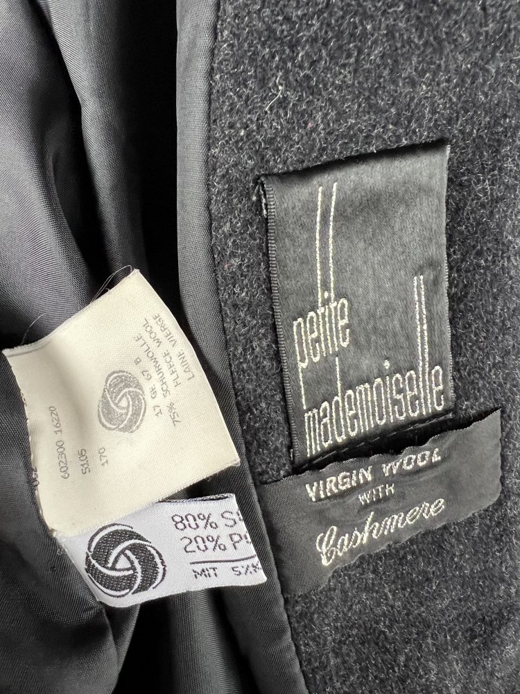 Petite Mademoiselle wool with cashmere coat