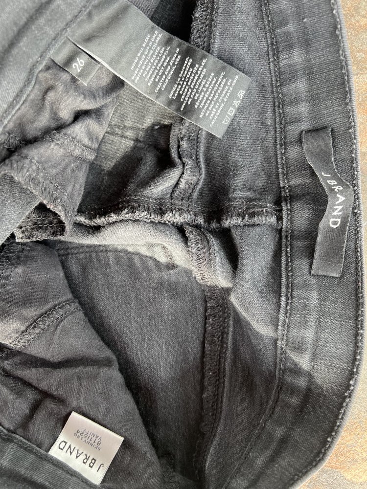 J Brand skinny leg black  jeans  