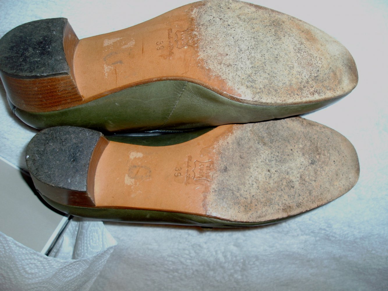 Trachtenpumps Hans Behr olivgrün Gr. 39