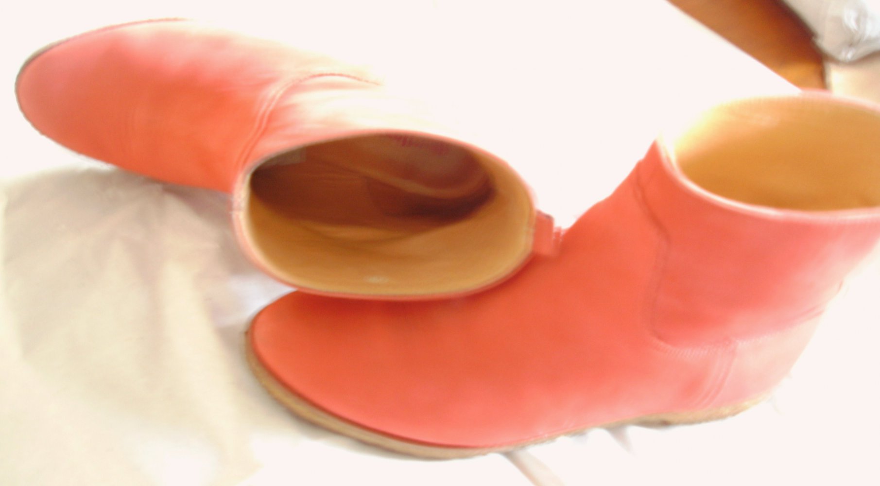 Stiefeletten von FlipFlop in Gr. 39 Wildleder korallfarben TOP Zustand 