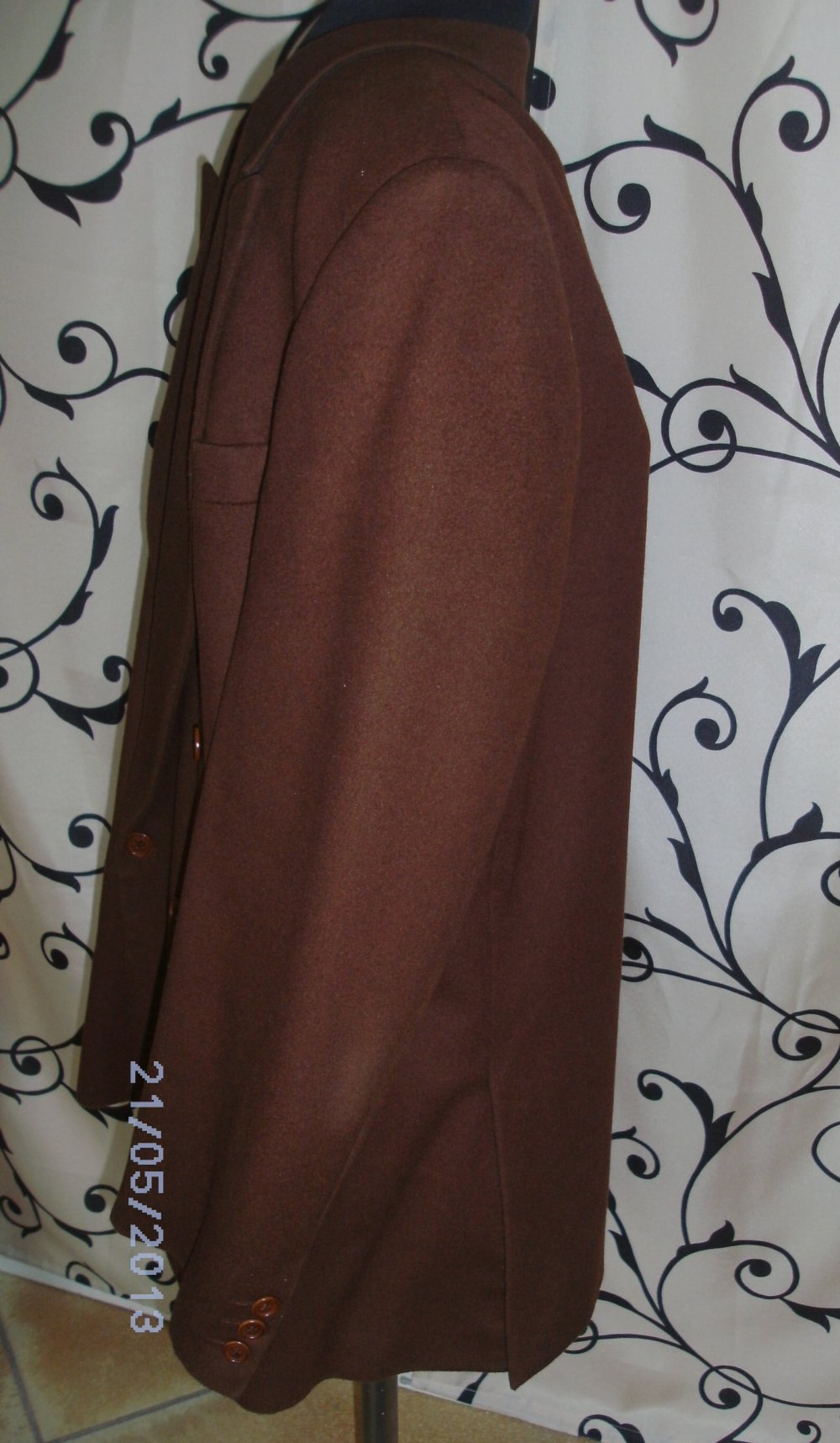 LEBOLE  braunes HERRENSAKKO (Wolle/Kaschmir) ca. Gr.50 