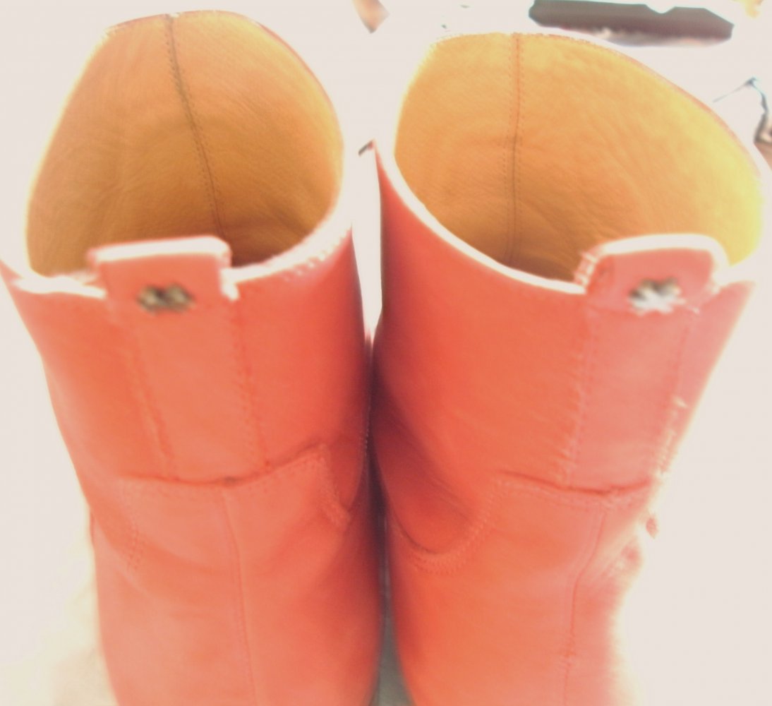 Stiefeletten von FlipFlop in Gr. 39 Wildleder korallfarben TOP Zustand 