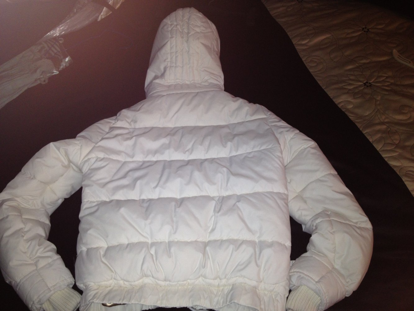 ** DAUNEN/FEDER-Jacke in champagnerfarben von VERA MODA in Gr. M TOP wie neu 