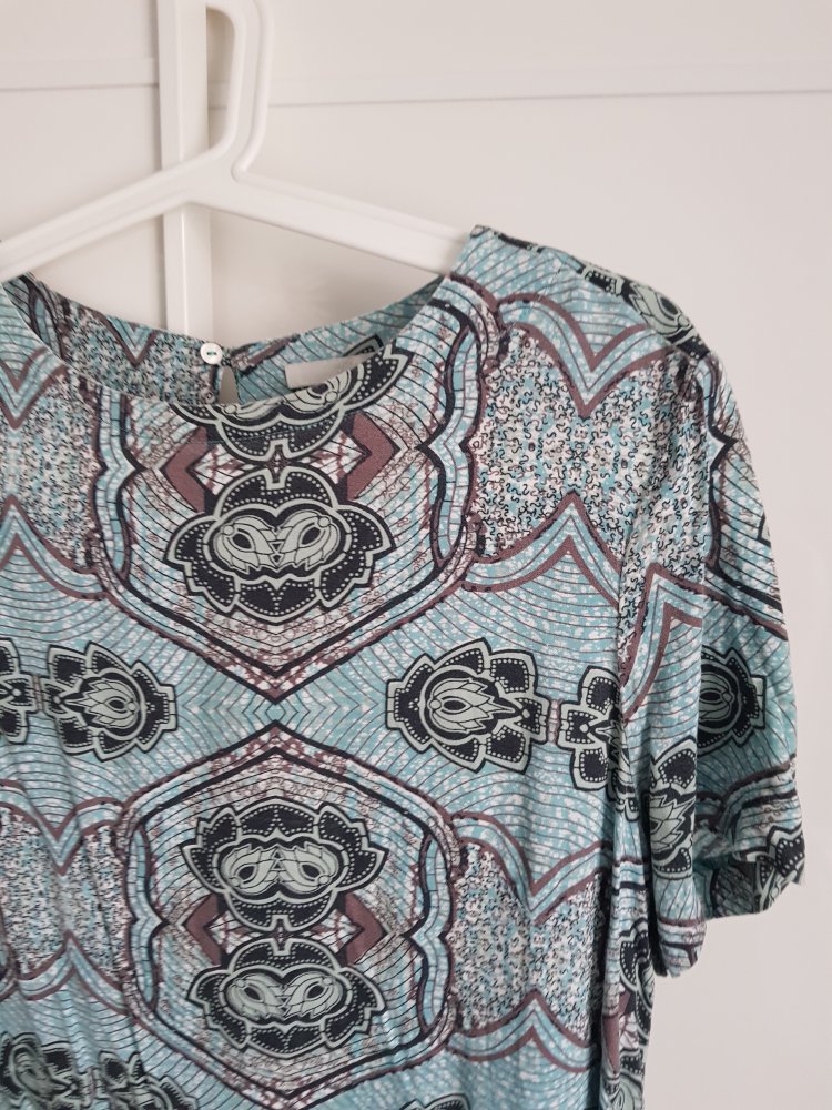 Blau / türkises legeres Kleid