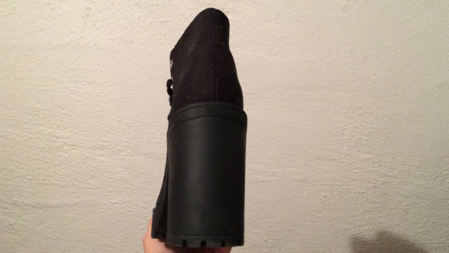 H&M Stiefeletten Plateau Blockabsatz