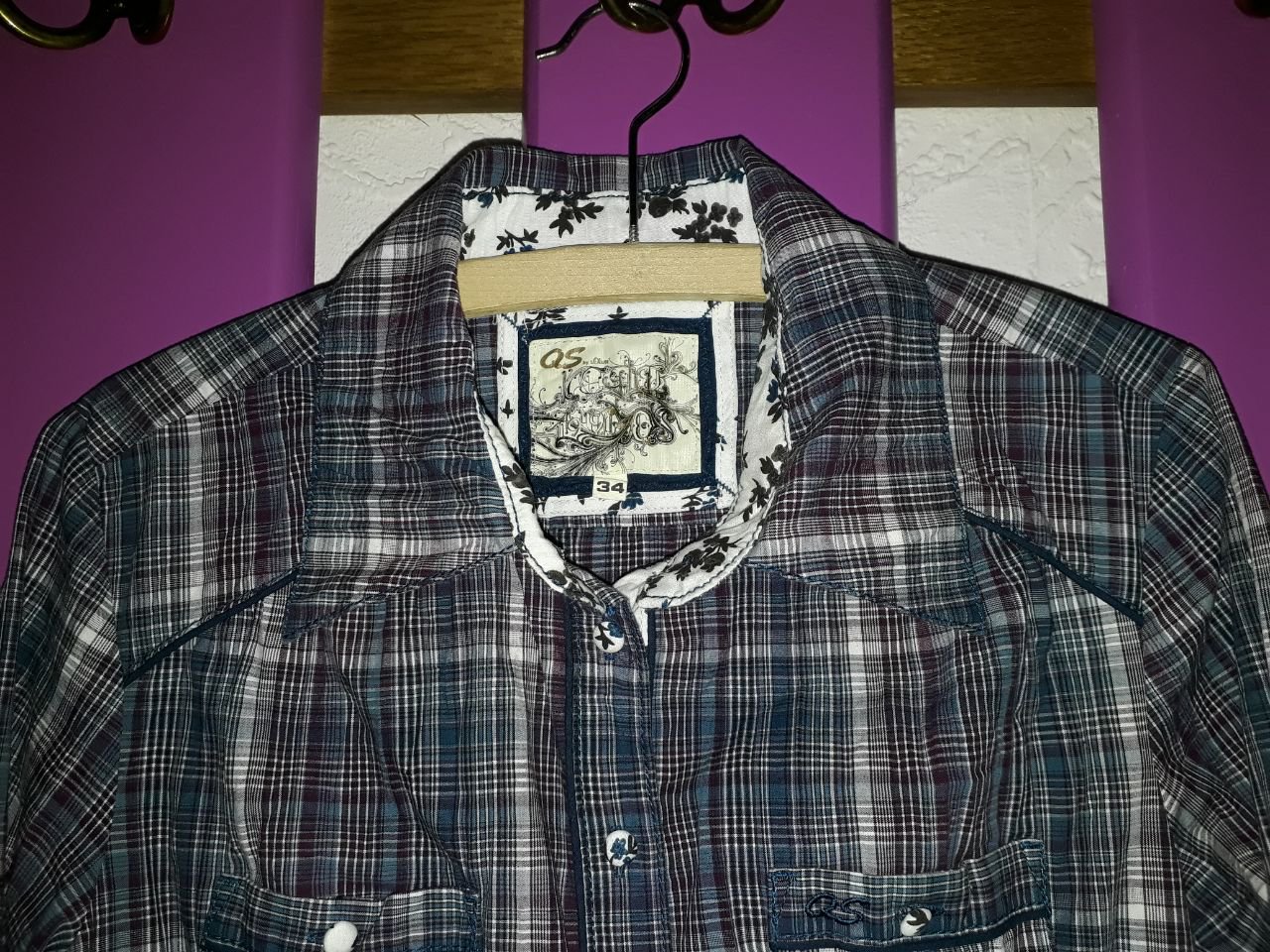 Karierte Bluse von s. Oliver