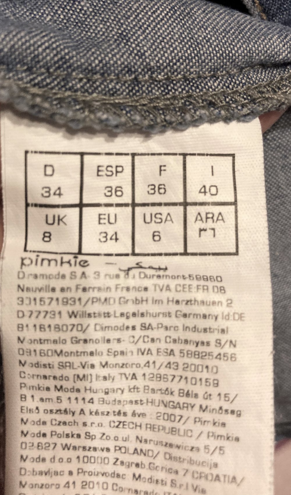 Jeansbluse in Washed-Out-Optik // Jeanshemd 