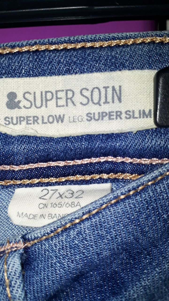 Hellblaue Skinny Jeans von H&M