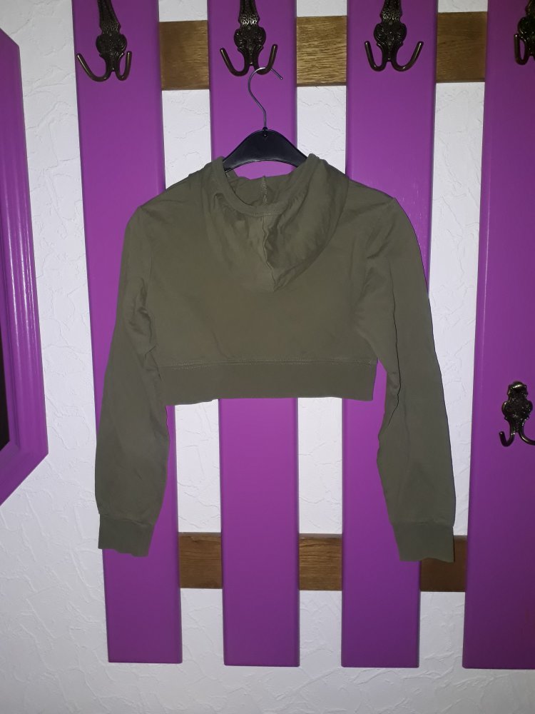 Kapuzenjacke - Cropped-Look