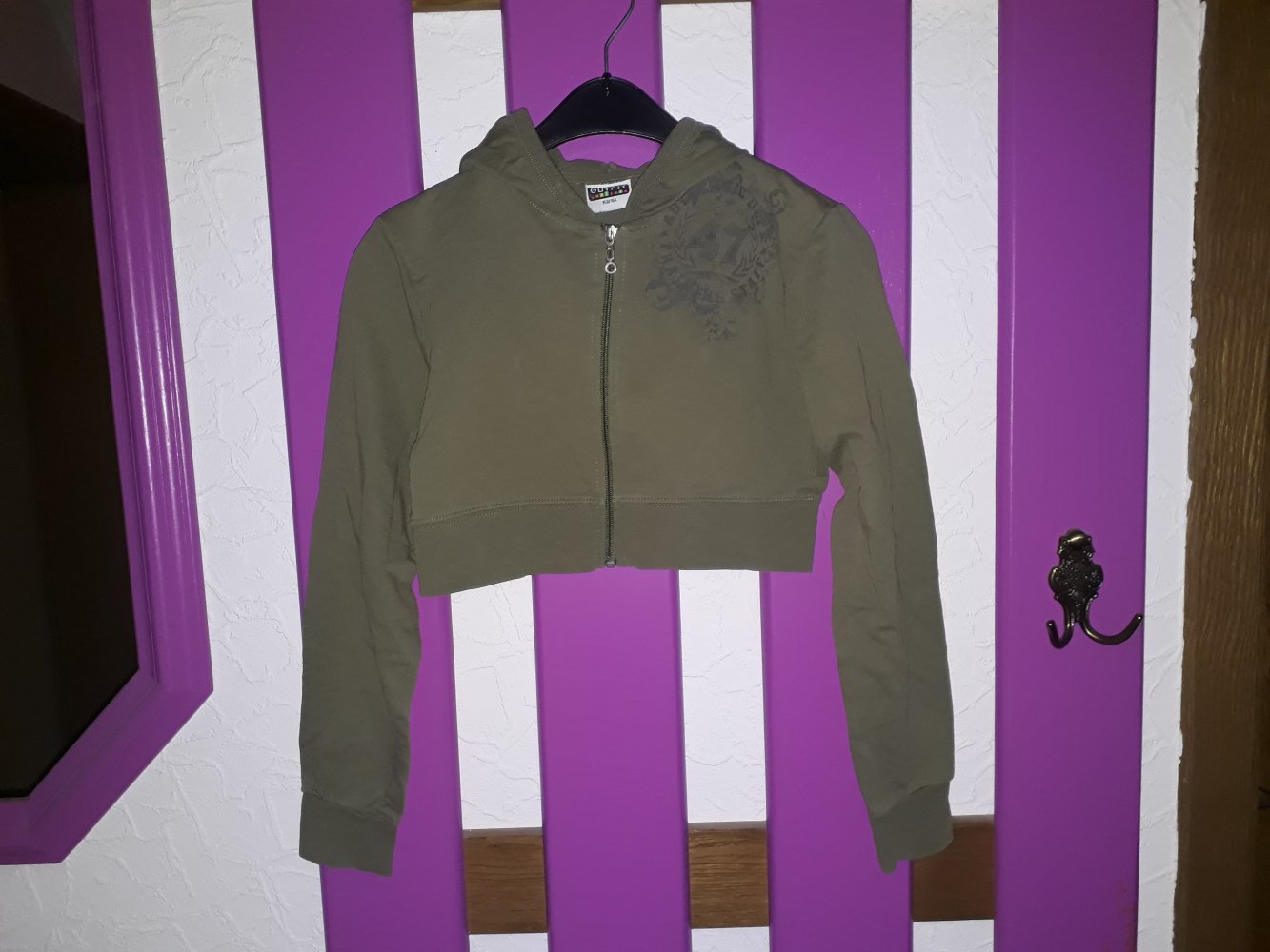 Kapuzenjacke - Cropped-Look