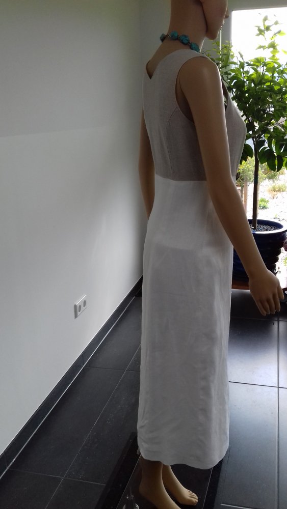 Leinenkleid mit Jacke für sommerlich festliche Anlässe, Gr. 36 Alba MOda Faschion & Quality