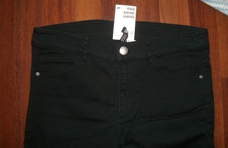 NEU HIGHWAISTE RÖHRENJEANS SKINNY JERSEY SLIMFIT STOFFHOSE 34/XS UNGETRAGEN