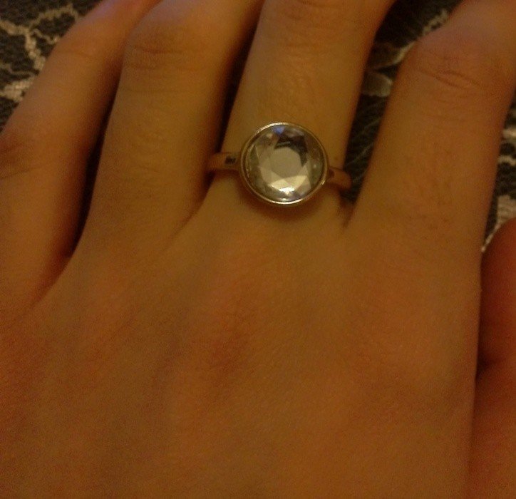 NEU 5St. RINGE SET 17 mm MIX PERLEN GOLD UNGETRAGEN