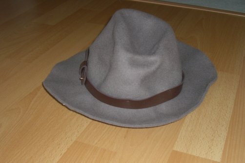 NEU HUT TAUPE WOLLHUT GRAU BASIC M UNGETRAGEN