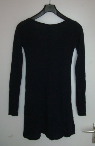 NEU KLEIDCHEN HIGHLOW LONGTOP LONGSLEEVE LANGÄRMLIG OBERTEIL JERSEY 34/XS UNGETRAGEN