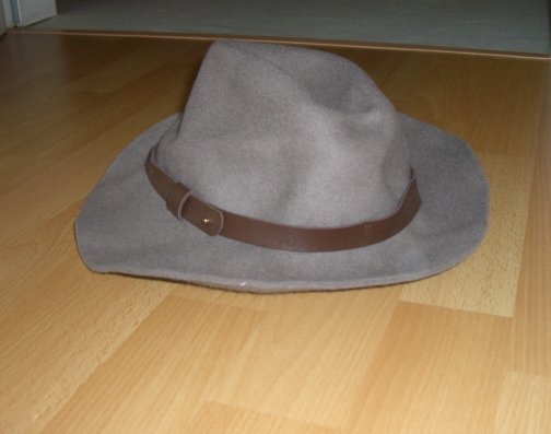 NEU HUT TAUPE WOLLHUT GRAU BASIC M UNGETRAGEN