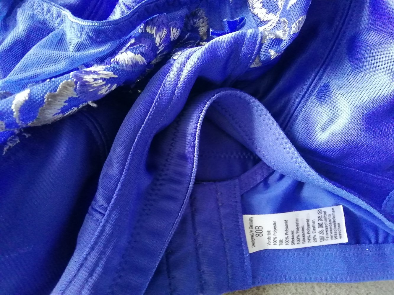 Little Rose BH Set blau