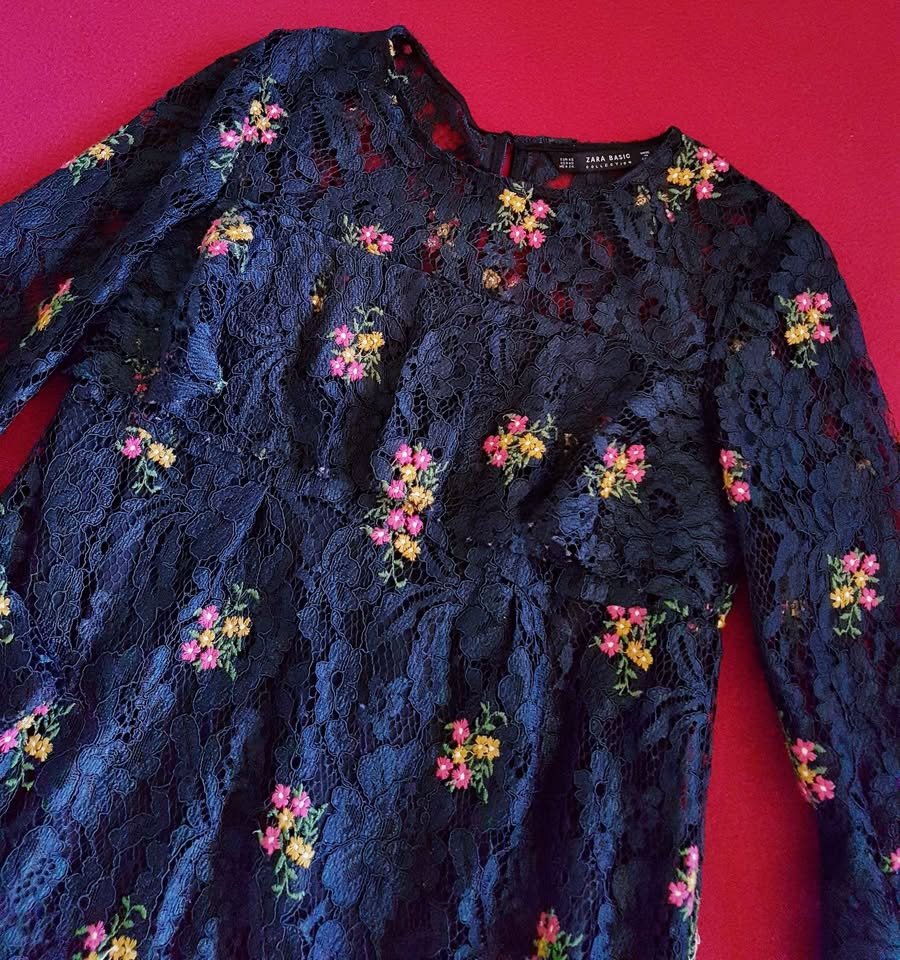 Wunderschönes Kleid Zara gr xs NEU