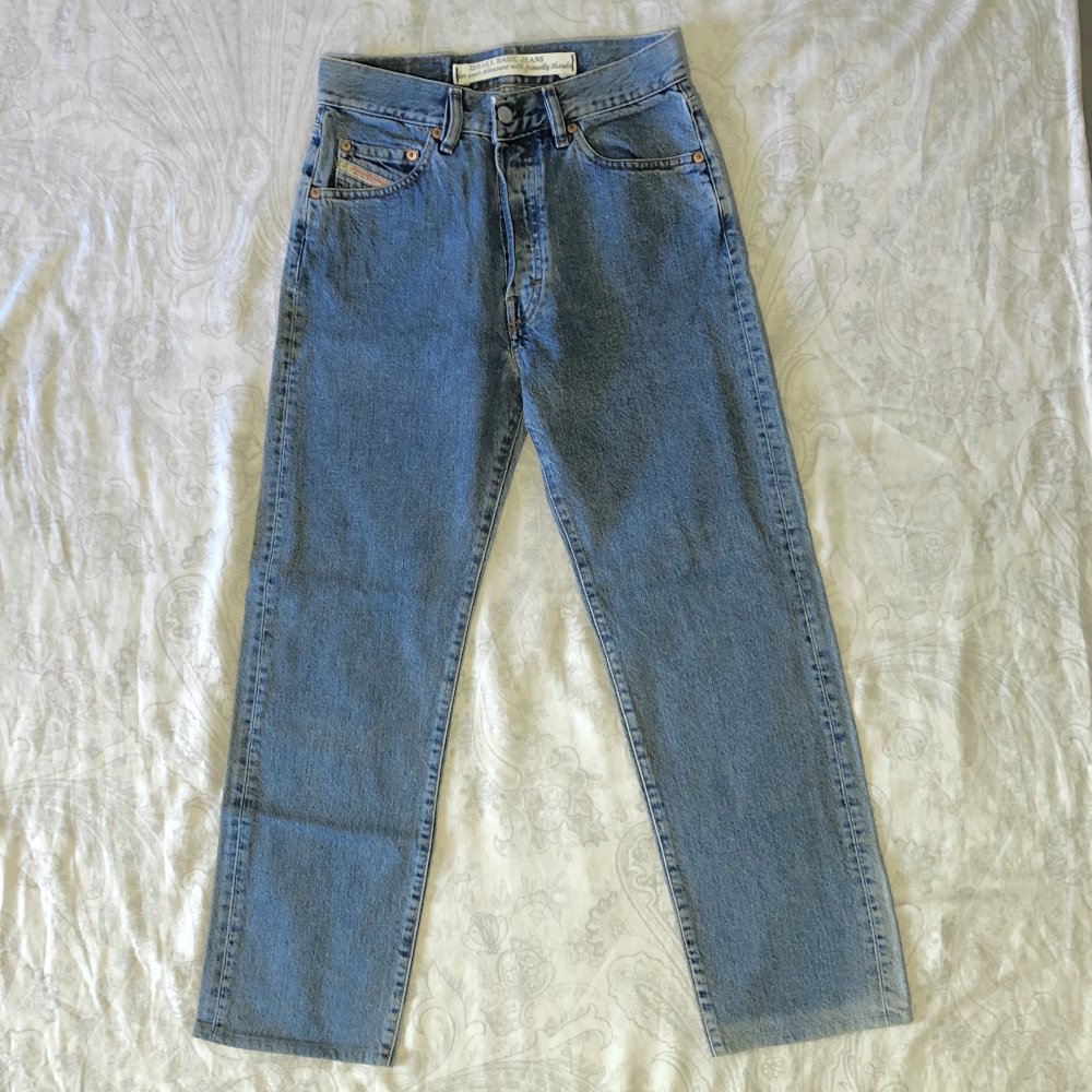 Original vintage Diesel highwaist Jeans mit geradem Bein