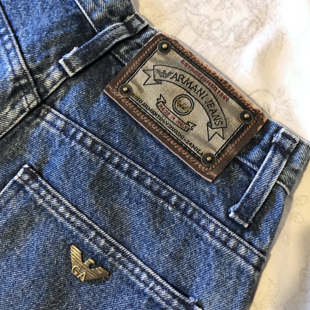 Original vintage Armani highwaist Mom Jeans