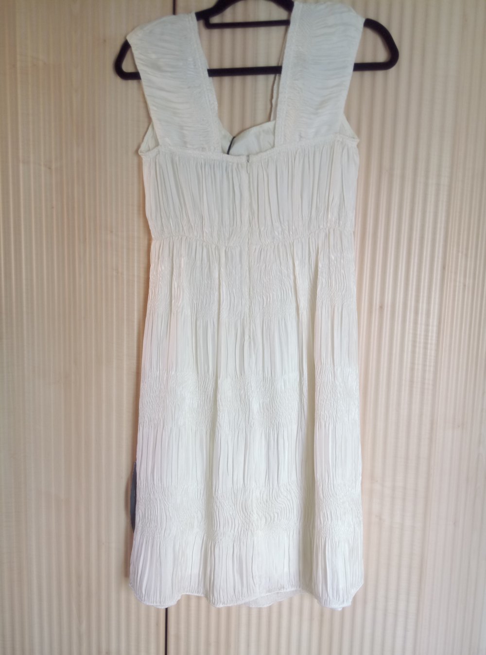 Strenesse Sommer Kleid Seide weiss Größe 34