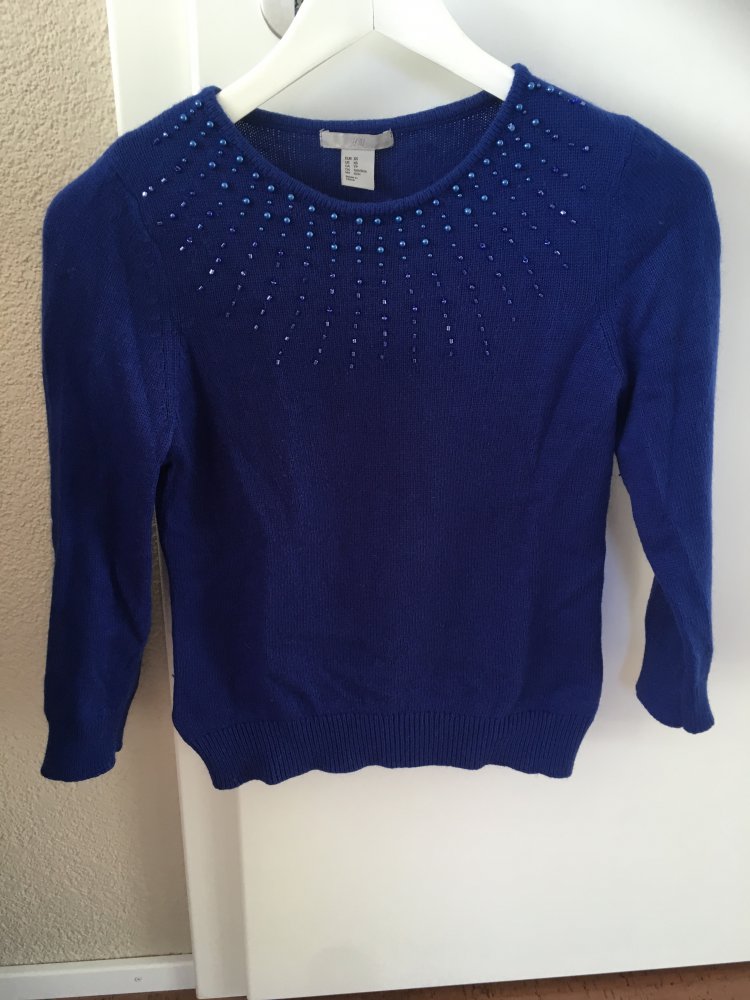 H&M Pullover in Blau (XS) 