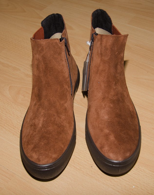 Legero Leder-Boots in hellbraun Gr. 41