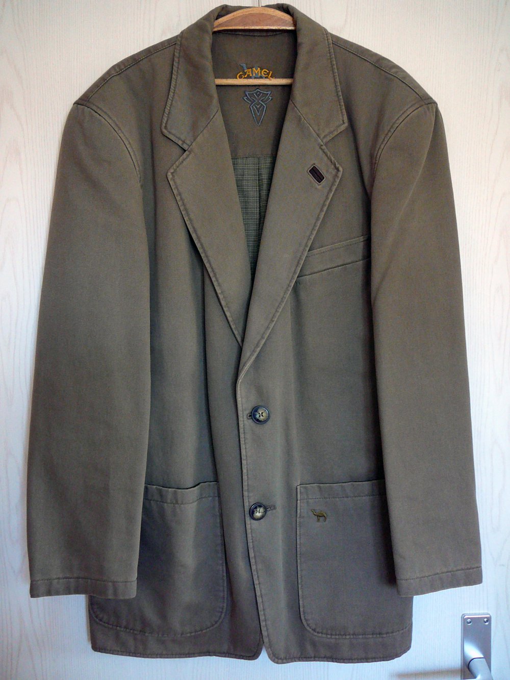 Camel Collection Sakko Herrensacko Blazer Khaki Grün Gr. 48