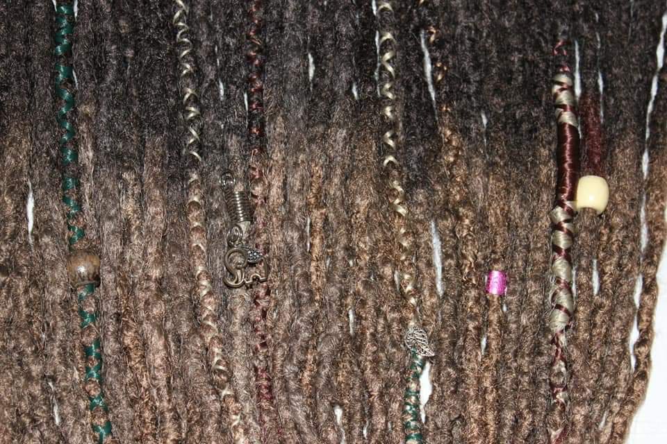 Synthetische dreads, Fake dreads braun