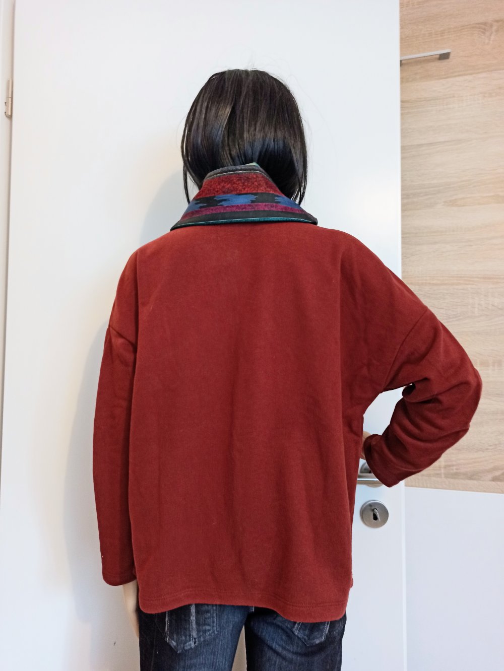 Schöner Sweater von Pull&Bear in koralenrot
