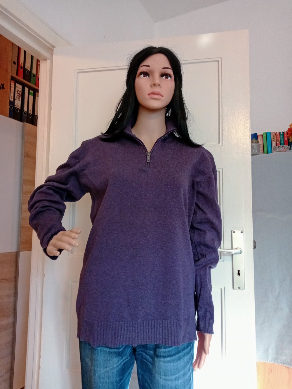 Sehr schöner Hoodie - Pullover von Canda in violett