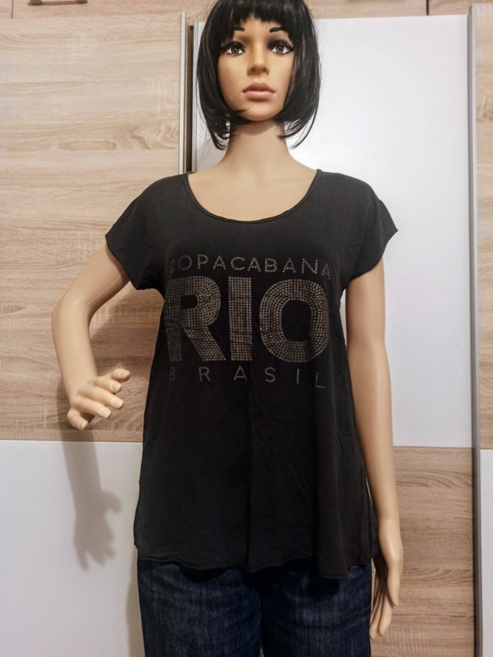 Schönes T-Shirt in schwarz copacabana RIO