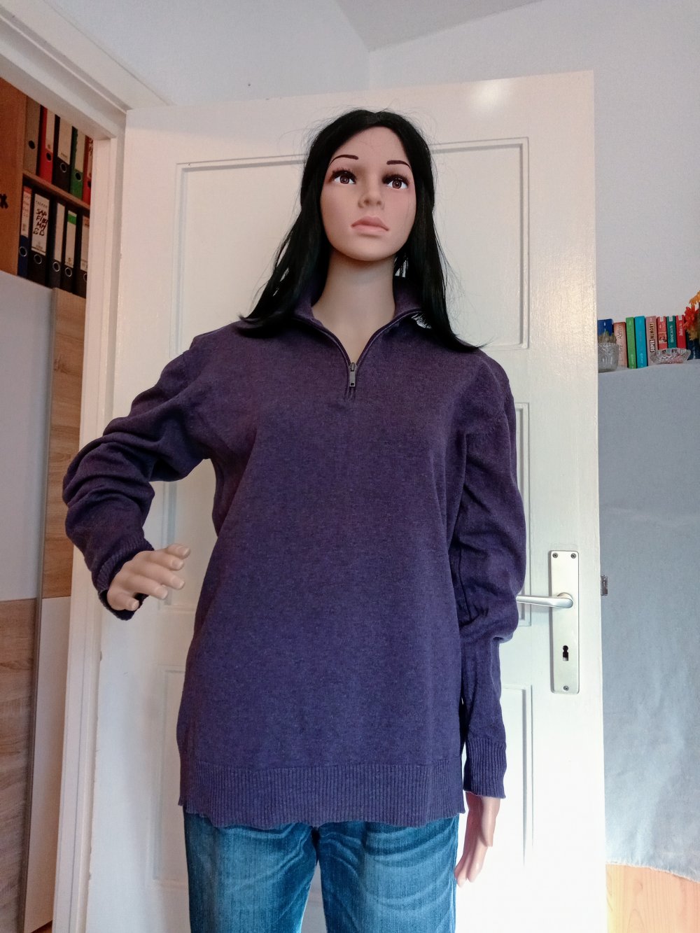 Sehr schöner Hoodie - Pullover von Canda in violett