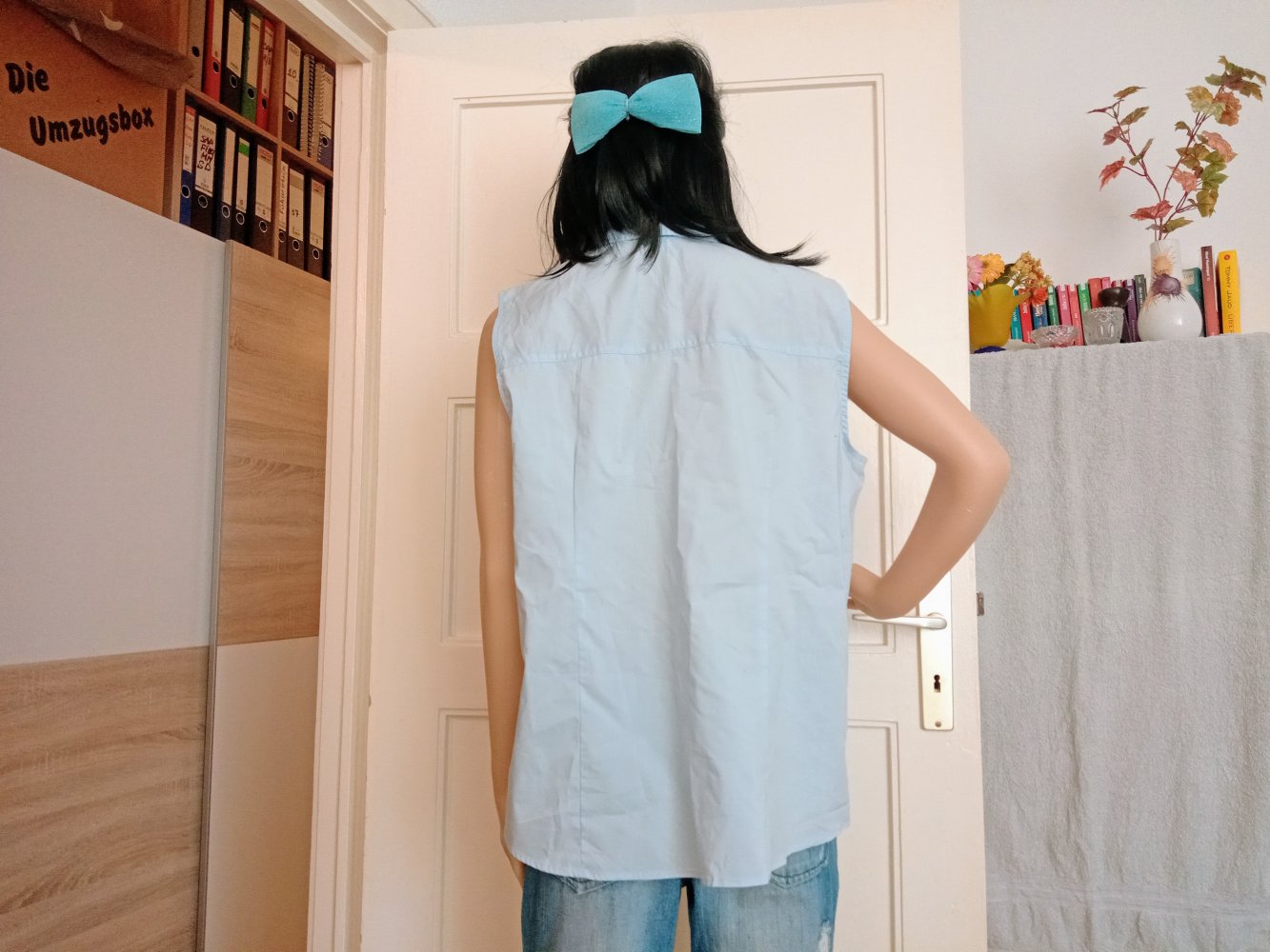 Sehr schöne blaue Bluse von Collection L