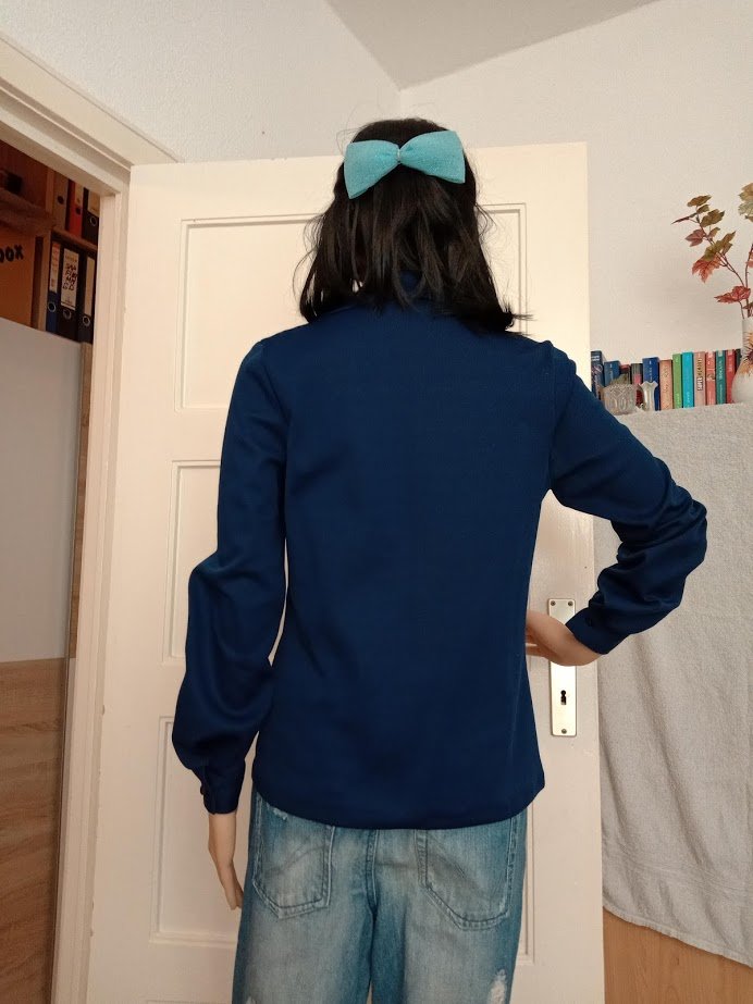 Schöne Bluse in blau von Apama 