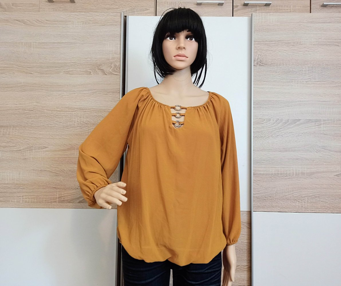 Schöne Bluse in Farbe Senf von colloseum