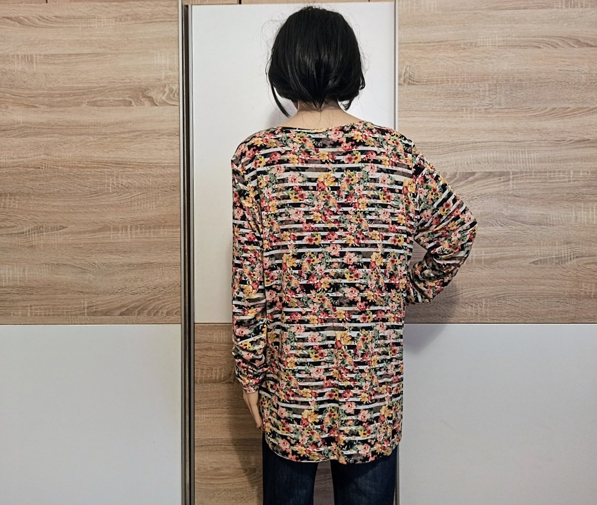 Schönes buntes Langarm-Shirt von Gina Benotti