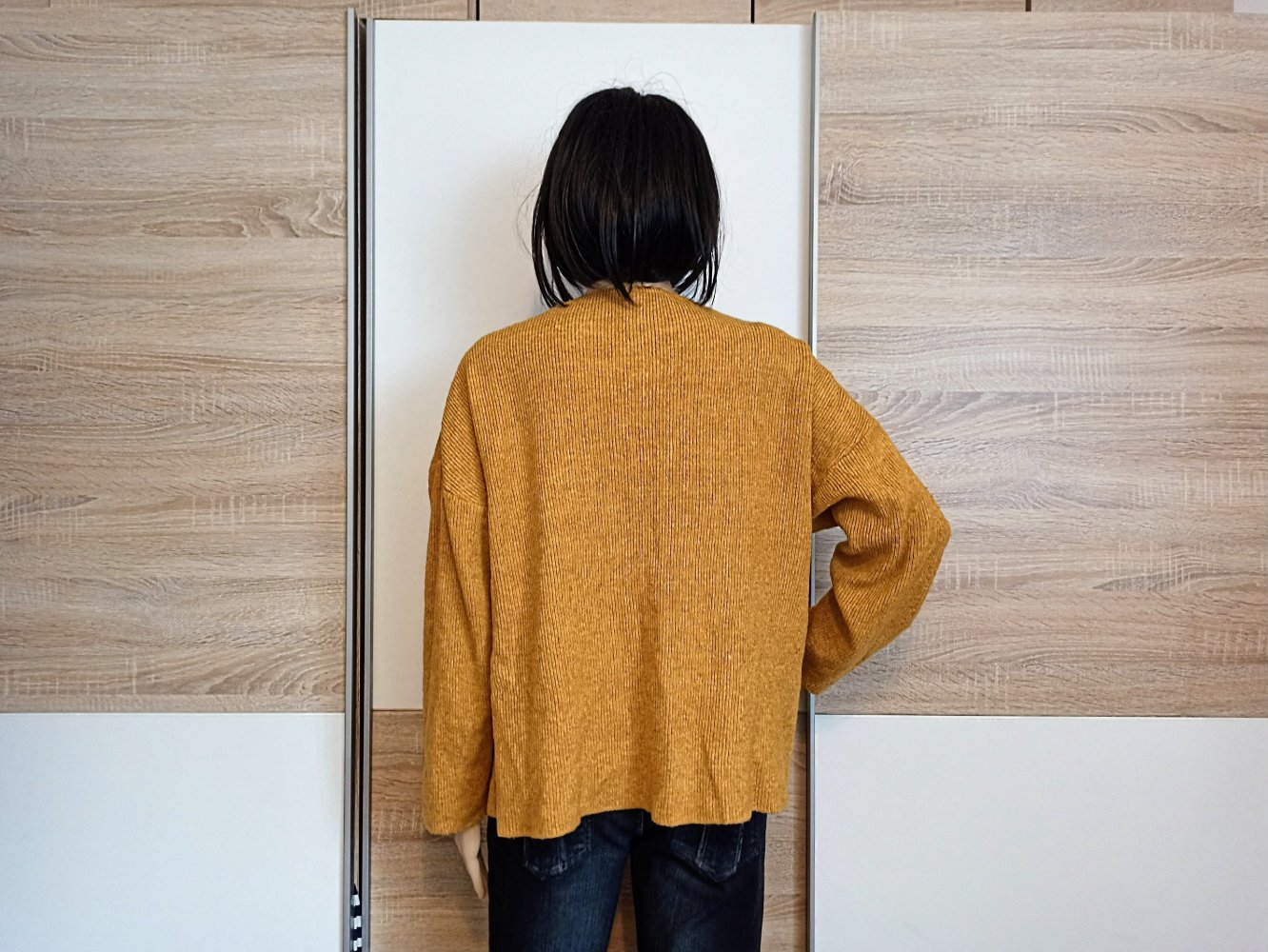 Schöner Pullover in Farbe Senf von Janina