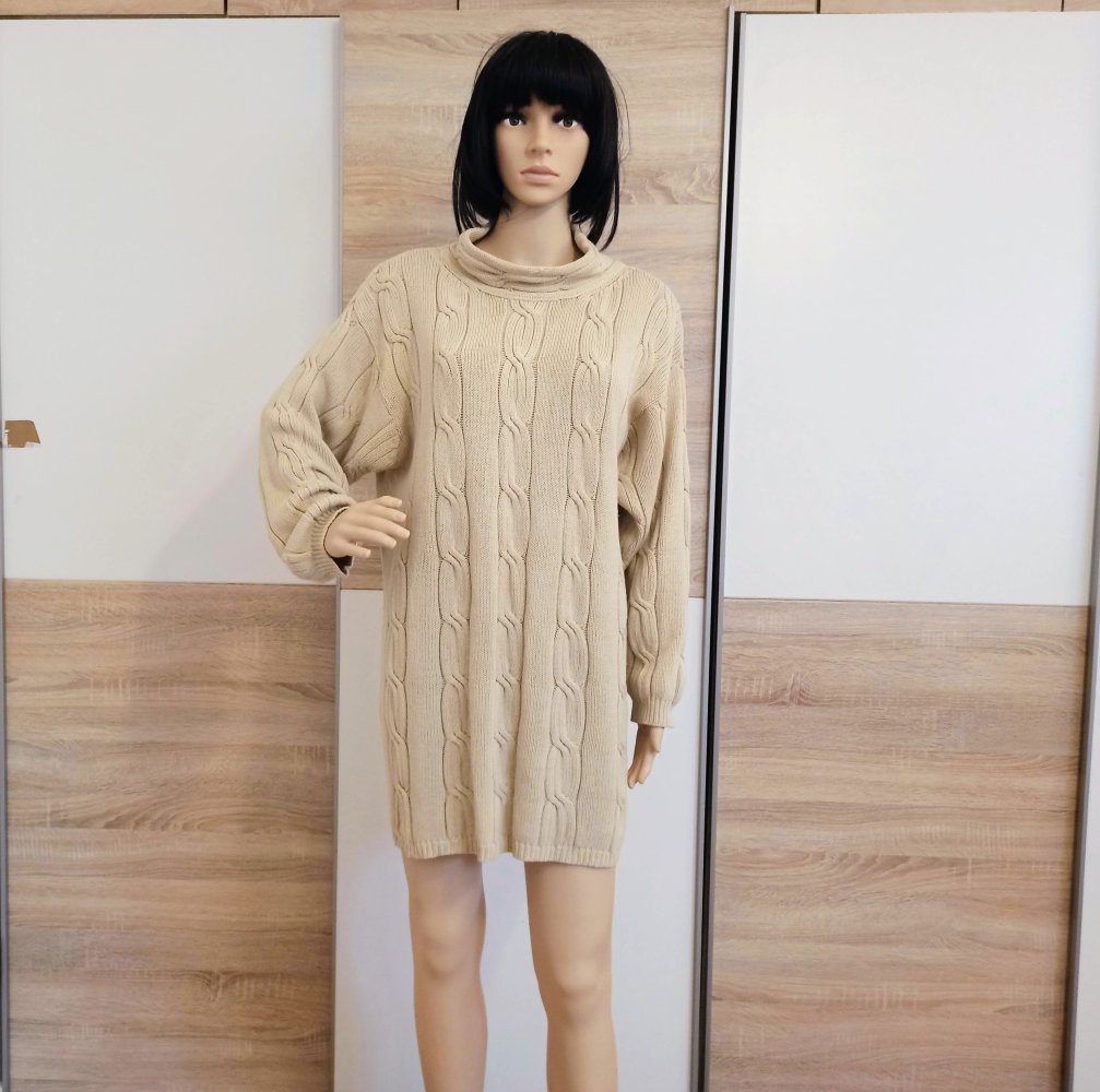 Schönes Pullover-Kleid in Farbe Senf von Rolofs