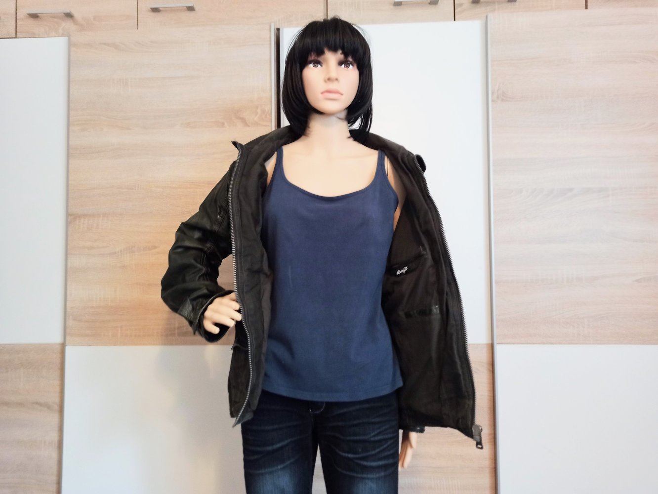 Schöne Jacke in braun/schwarz von Gipsy