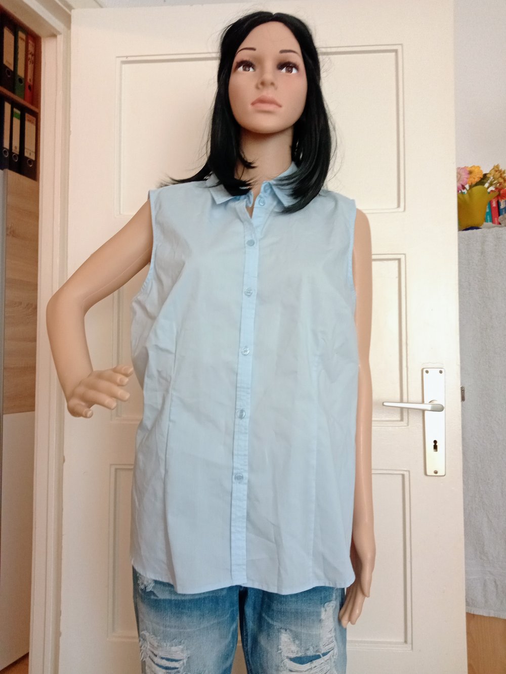 Sehr schöne blaue Bluse von Collection L
