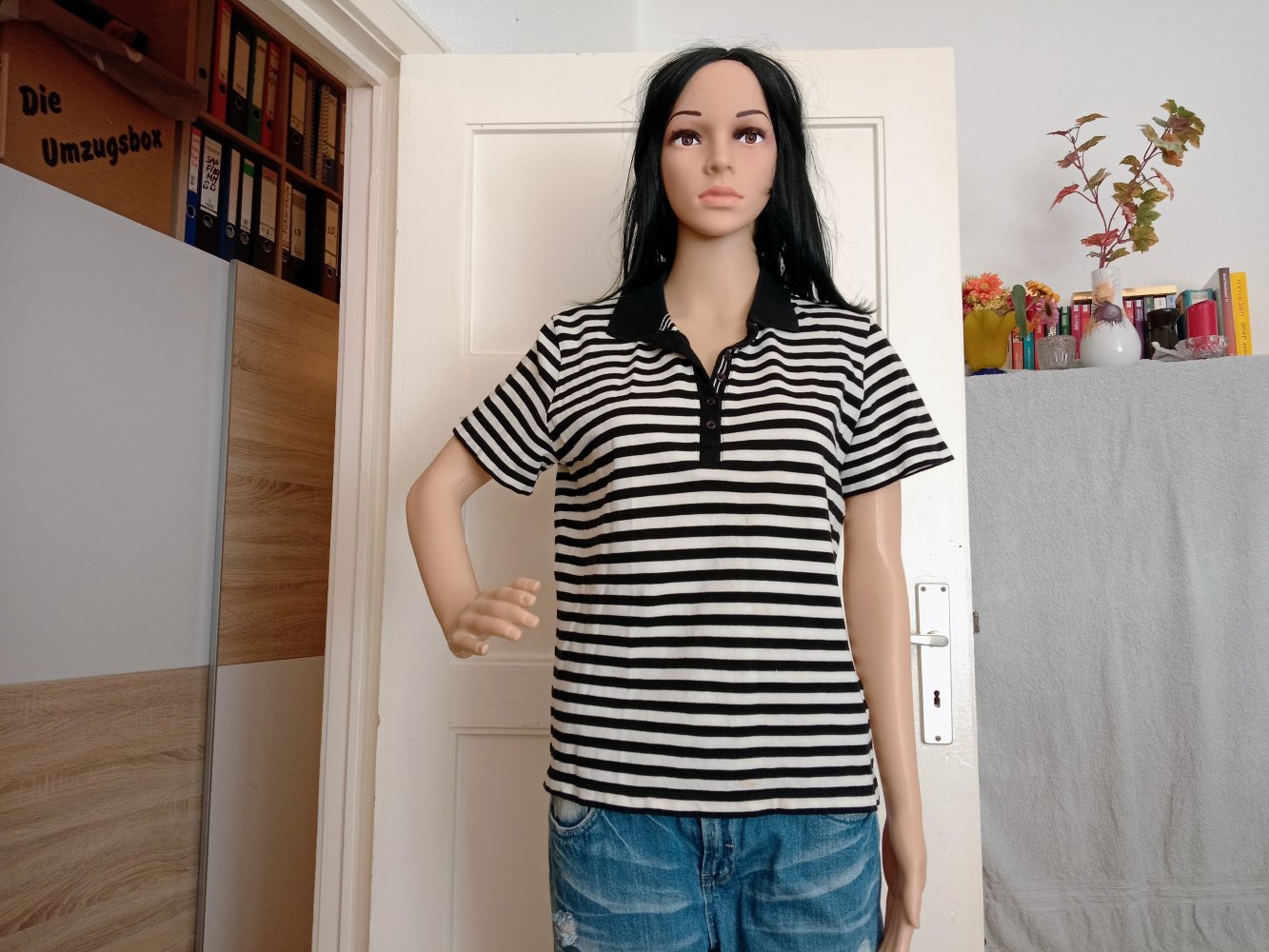 Sehr schöne gestreifte Polo Shirt von Creystone 