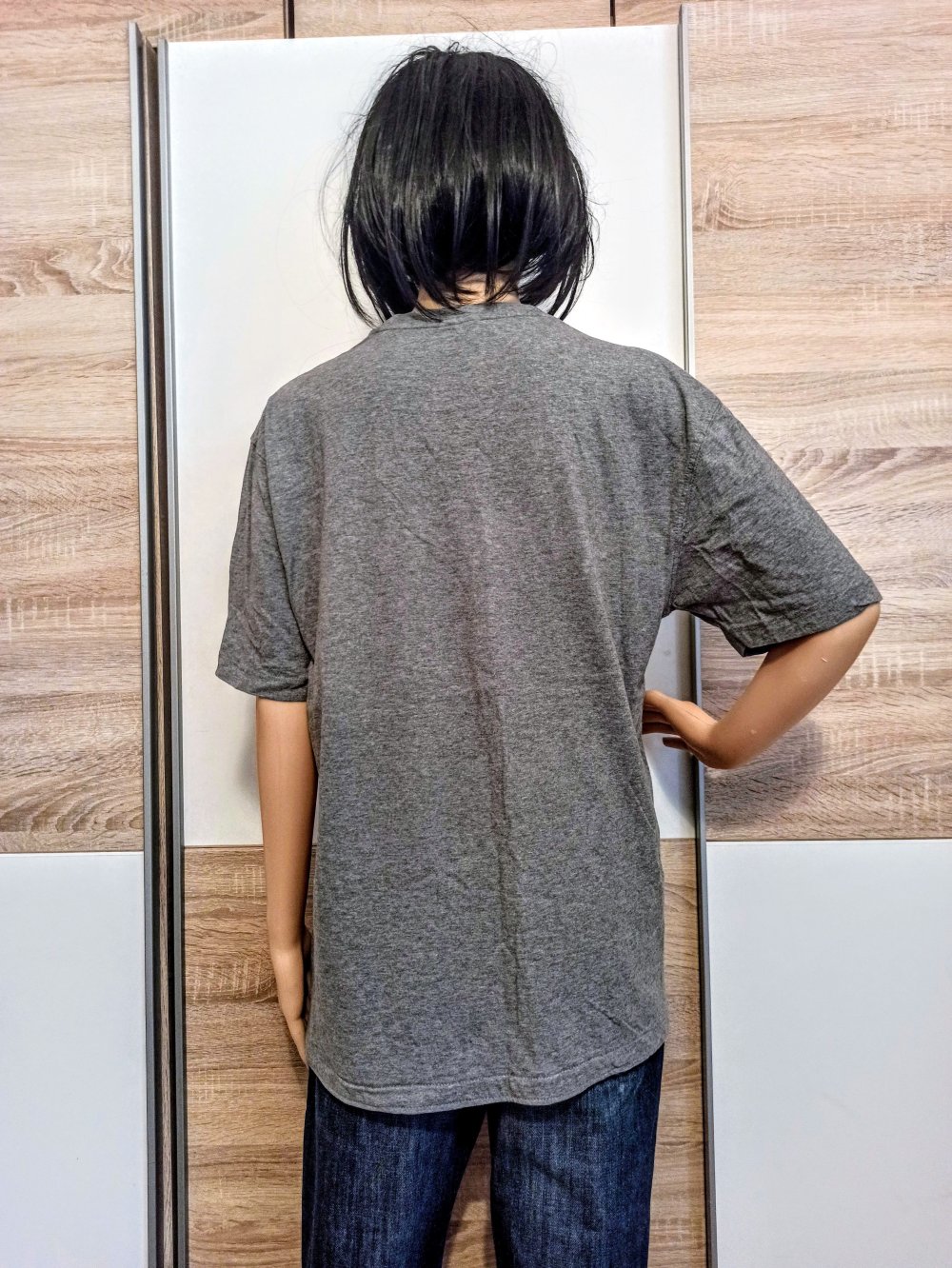 Schönes T-Shirt in grau/rose/weiß von Tjm Tompson Style