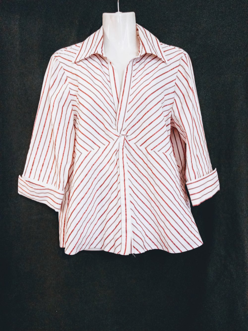 Sehr schöne Bluse von Yessica mit rosa Streifen