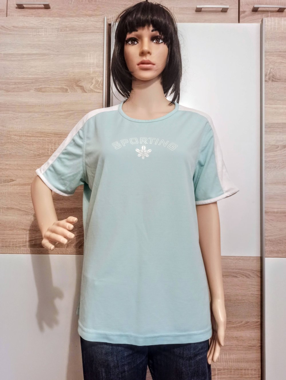 Schönes sport T-Shirt in mint grün von Shamp