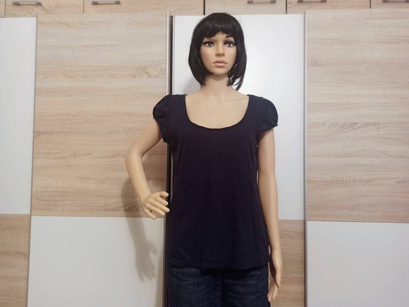 Schönes T-Shirt in marienblau von H&M